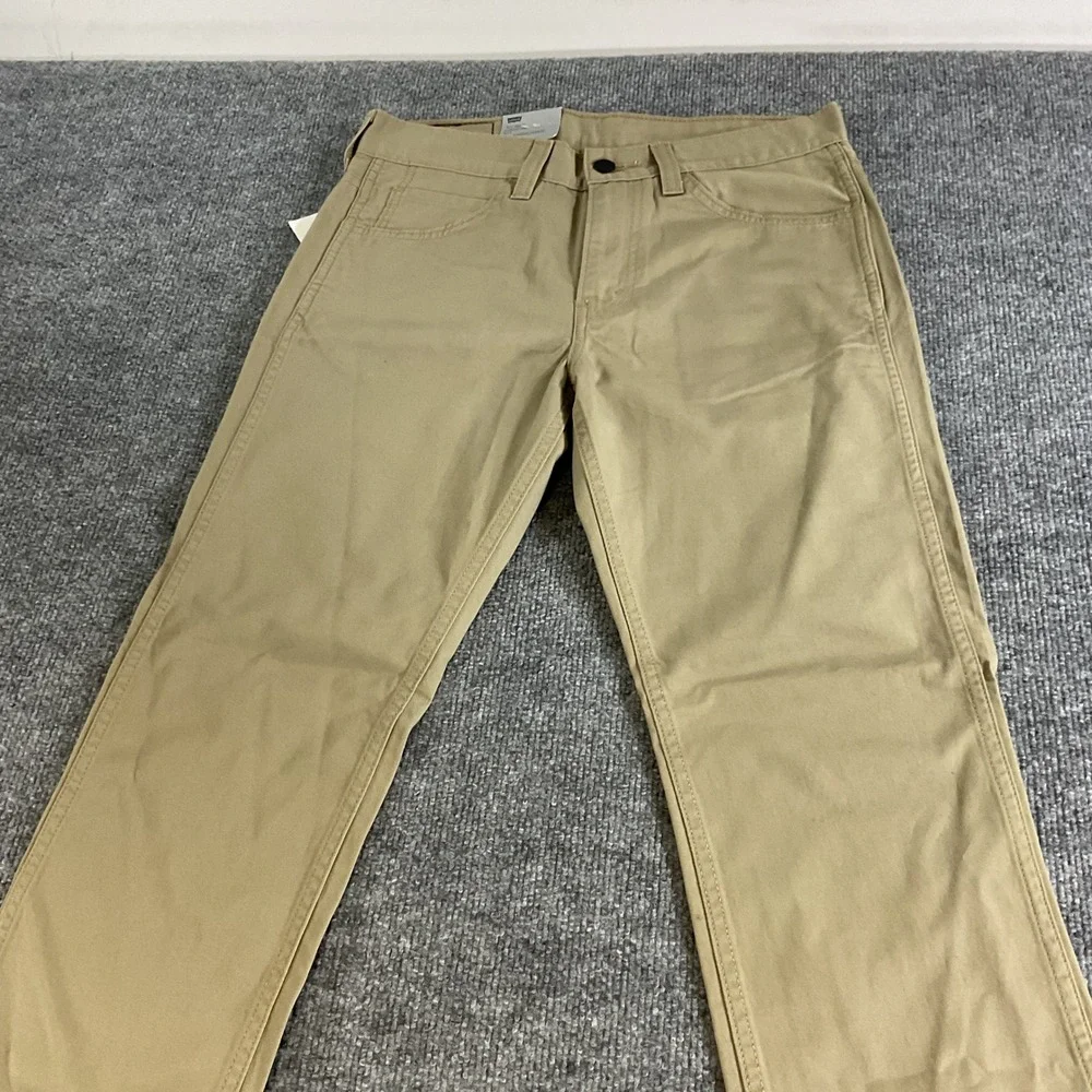 Levis 511 Slim Fit Jeans Mens 30x30 Khaki Stretch Casual Pants Line 8 NEW